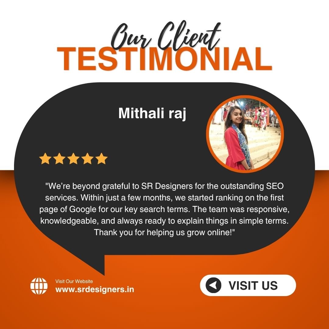 Black And Orange Modern Client Testimonial Instagram Post